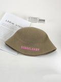 Momentlover Letter Print Fisherman Hat