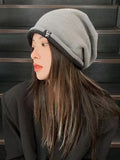 Momentlover Split-Joint Pleated Knitted Hats