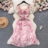 - A-line Floral Summer Dress  GEU1211