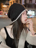 Momentlover Split-Joint Pleated Knitted Hats