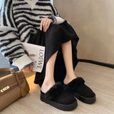 themeisles Snow Boots Slippers Women Soft Women Shoes Waterproof Boots Ladies New Ankle Boots Flat  Winter Shoes Women