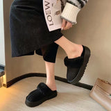 themeisles Snow Boots Slippers Women Soft Women Shoes Waterproof Boots Ladies New Ankle Boots Flat  Winter Shoes Women