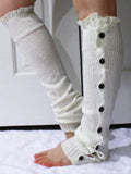 momentlover Vintage Knitting Lace Leg Warmers Accessories