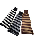 momentlover Urban Flared Striped Leg Warmers Accessories