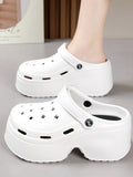 Momentlover Hollow Slippers Platform Shoes Sandals Crocs