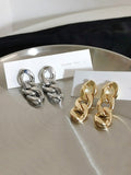 Original Gold&Silver Chain Simple Earrings