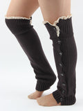 momentlover Vintage Knitting Lace Leg Warmers Accessories