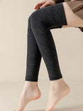 momentlover Casual Skinny Keep Warm Solid Color Leg Warmers Accessories