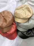 Momentlover Vintage Solid Beret Hats