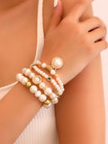 Momentlover Contrast Color Beaded Bracelet Accessories