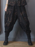 Momentlover Vintage Plaid Letter Print Jean Pants Bottoms Vest Top Two Pieces Set