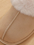 Momentlover Split-Joint Round-Toe Slippers