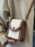 Momentlover Split-Joint Geometric Crossbody Bags Bags