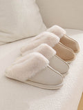 Momentlover Split-Joint Round-Toe Slippers