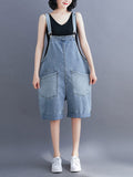 Momentlover Original With Pocket Denim Overalls