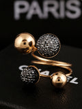 Momentlover Stylish Selection Adjustable Geometric Rings Accessories