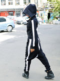 Momentlover Fashion Loose Contrast Color Sports Jumpsuits