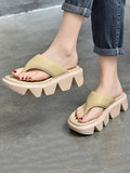 Momentlover Split-Joint Wedges & Flatform Shoes Slippers