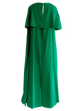 Momentlover Loose Asymmetric Solid Color Maxi Dresses