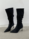 Momentlover Pointed-Toe Stilettos Boots