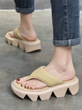 Momentlover Split-Joint Wedges & Flatform Shoes Slippers