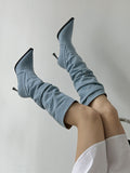 Momentlover Pointed-Toe Stilettos Boots