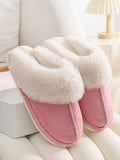 Momentlover Split-Joint Round-Toe Slippers