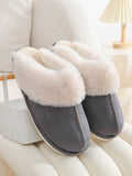 Momentlover Split-Joint Round-Toe Slippers