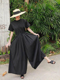 Momentlover Casual Wide-leg Jumpsuit