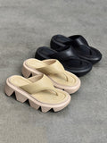 Momentlover Split-Joint Wedges & Flatform Shoes Slippers